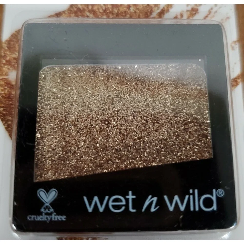 Lot of 2 Wet n Wild BRASS Coloricon Glitter Single Infused with Vitamin E
